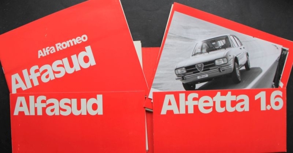 Alfa Romeo Alfetta Alfasud Modelprogramm 1975 Presskit with Photos (0482)